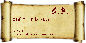 Oláh Médea névjegykártya