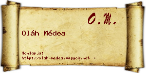 Oláh Médea névjegykártya